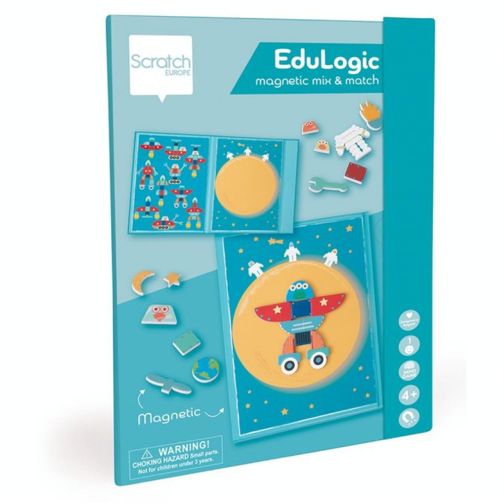 Jeu magnétique Edulogic Mix & Match Aventure Spatiale - Scratch - Rougier et Plé