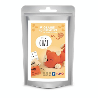 Kit DIY Pâte FIMO® Chat - Graine Créative - Rougier et Plé