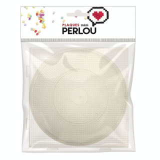 Plaque à picot pour Mini Perle à repasser 2 mm Rond 15 cm Carré 14 cm - Perlou - Rougier et Plé