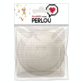 Plaque à picot pour Mini Perle à repasser 2 mm Rond 8.5 cm Carré 8 cm - Perlou - Rougier et Plé