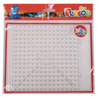 Plaque à picot XXL pour Perle à repasser 10 mm Carré 15 cm - Perlou - Rougier et Plé