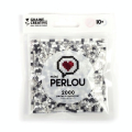 Perle à Repasser Mini 2 mm 2000 pcs Noir Blanc Gris 4 couleurs - Perlou - Rougier et Plé