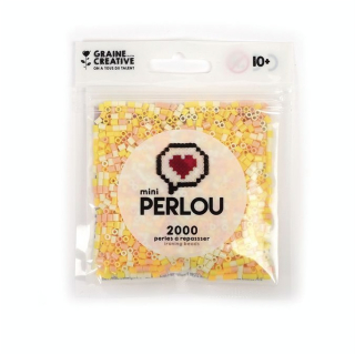 Perle à Repasser Mini 2 mm 2000 pcs Jaune Orange 4 couleurs - Perlou - Rougier et Plé
