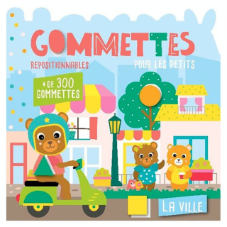 Livre Gommettes pour les petits La ville - Hemma - Rougier et Plé