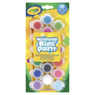 Peinture lavable 18 mini pots - Crayola - Rougier et Plé