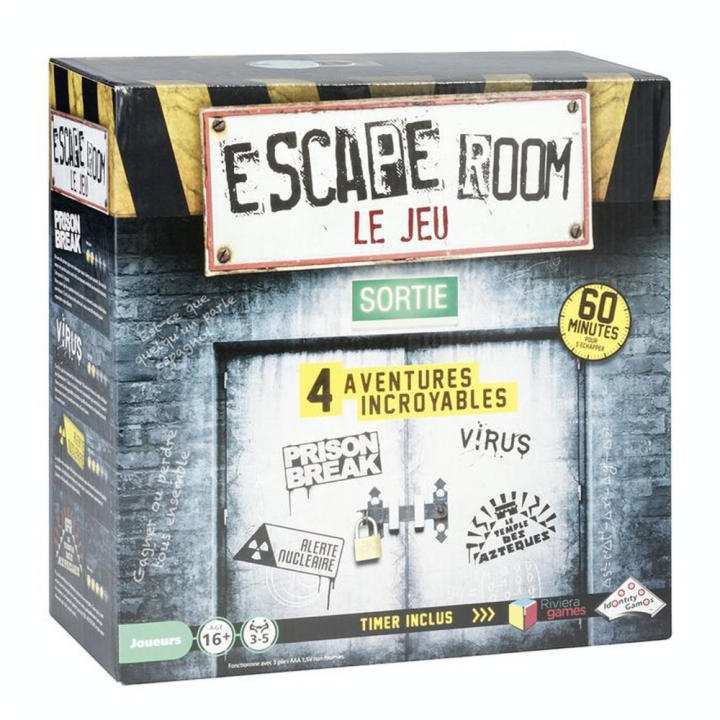 Escape Room Coffret de 4 jeux Escape Games - Riviera Games - Rougier et Plé