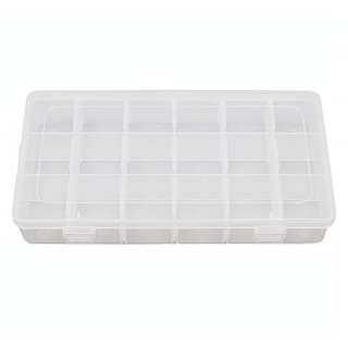 Boîte de rangement 23.5 x 12.8 x 4.3 cm 18 compartiments - Rico Design - Rougier et Plé