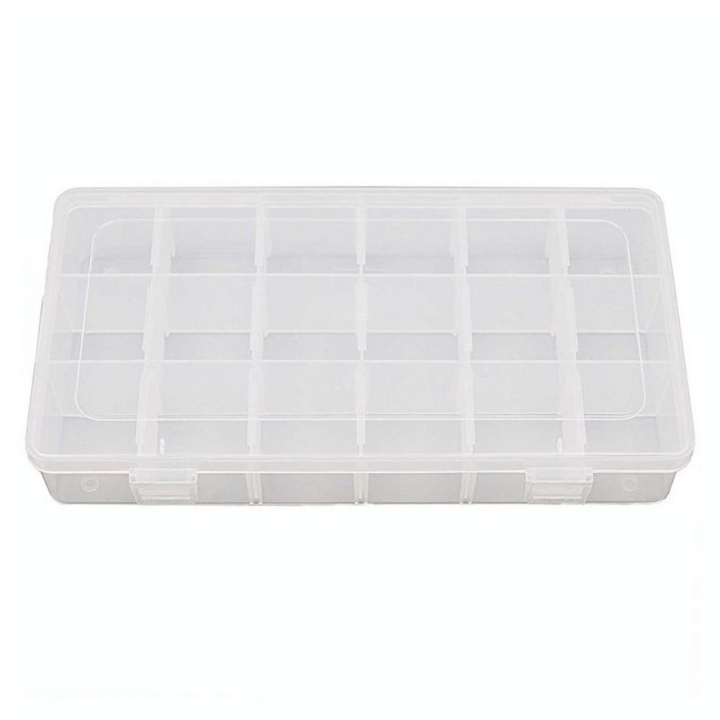 Boîte de rangement 23.5 x 12.8 x 4.3 cm 18 compartiments - Rico Design - Rougier et Plé