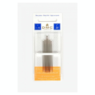 Aiguille à repriser n° 1 à 5 10 pcs - DMC - Rougier et Plé