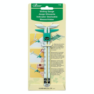 Jauge de couture coulissante 5 en 1 - Clover - Rougier et Plé
