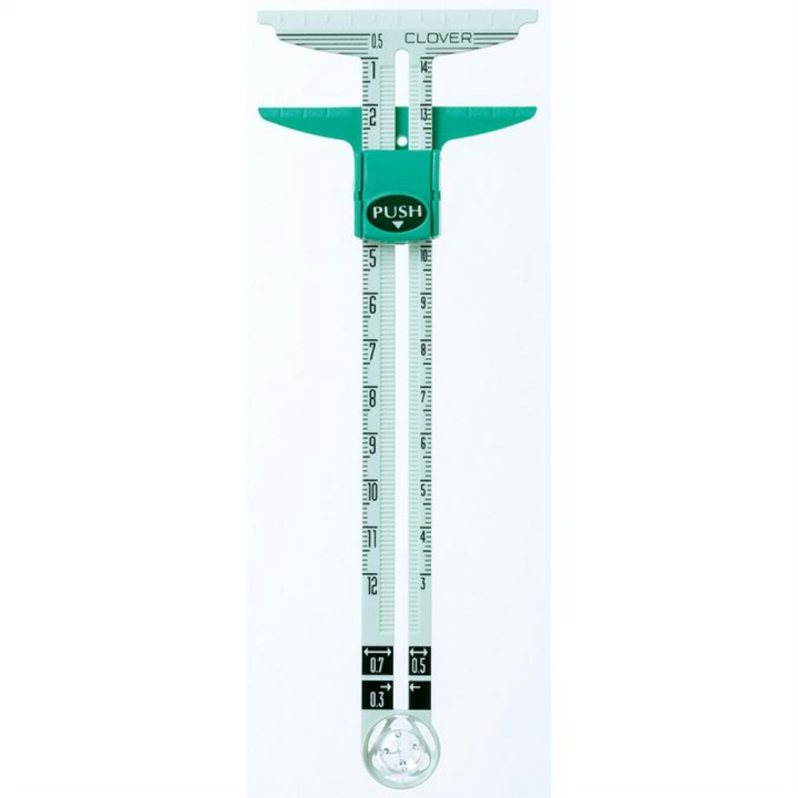 Jauge de couture coulissante 5 en 1 - Clover - Rougier et Plé