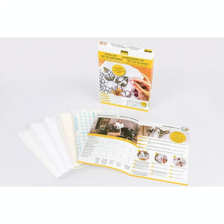 Set de Broderie A3 29.7 x 42 cm 5 Entoilages - Vlieseline - Rougier et Plé