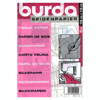 Papier de soie 150 x 110 cm 5 feuilles - Burda - Rougier et Plé