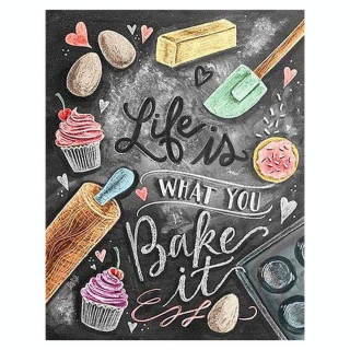 Broderie Diamant 40 x 50 cm Affiche cuisine - Figured'Art - Rougier et Plé