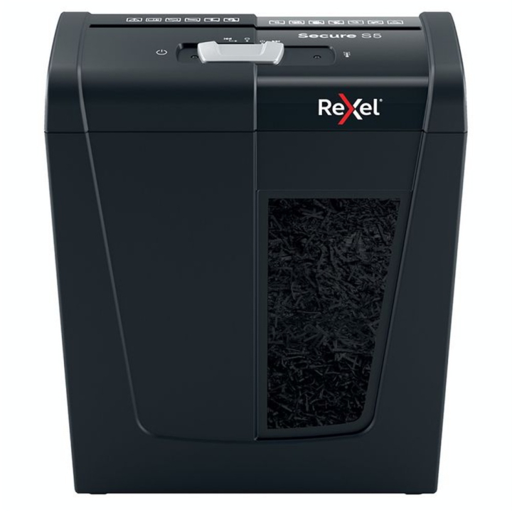 Destructeur de documents Coupe droite Secure S5 - Rexel - Rougier et Plé