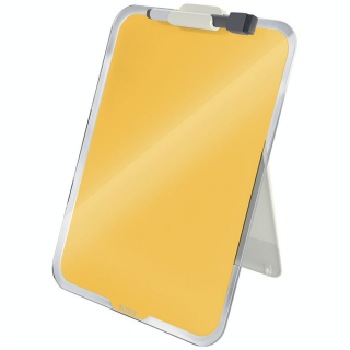 Chevalet de bureau en verre Cosy Jaune - Leitz - Rougier et Plé