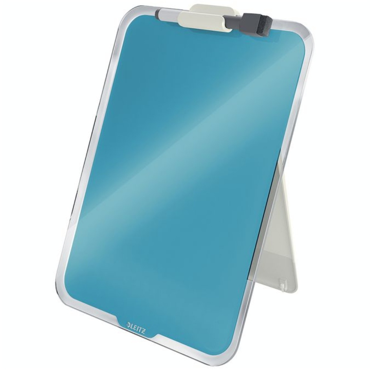 Chevalet de bureau en verre Cosy Bleu - Leitz - Rougier et Plé