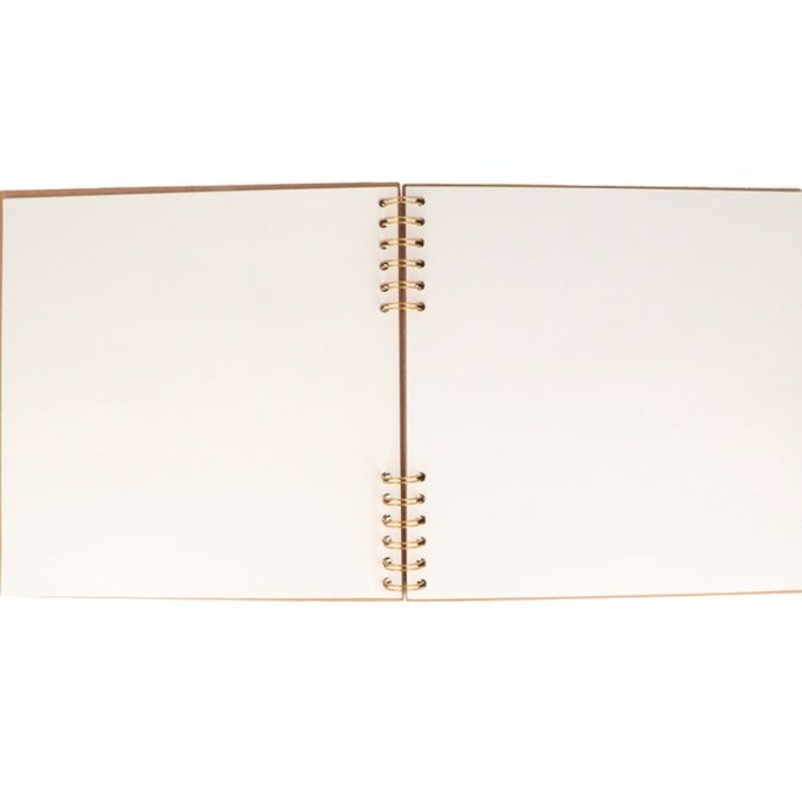Album de Scrapbooking Kraft 25 x 25 cm Pages blanches Couverture Cœur - Artemio - Rougier et Plé