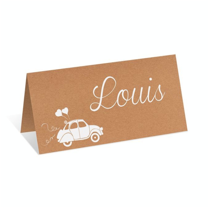Marque-Place 5 x 10 cm 50 pcs Kraft - Artemio - Rougier et Plé