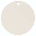 Étiquette Ronde Kraft ø 4.5 cm 50 pcs Blanc - Artemio - Rougier et Plé