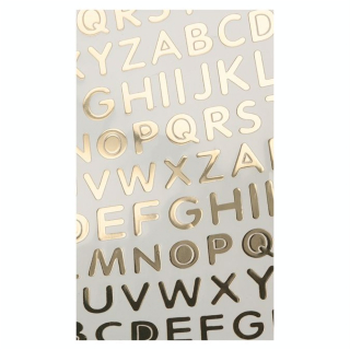 Autocollants Alphabet Or - Artemio - Rougier et Plé