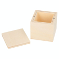 Boîte en bois 5 cm 6 pcs Carrée - Artemio - Rougier et Plé