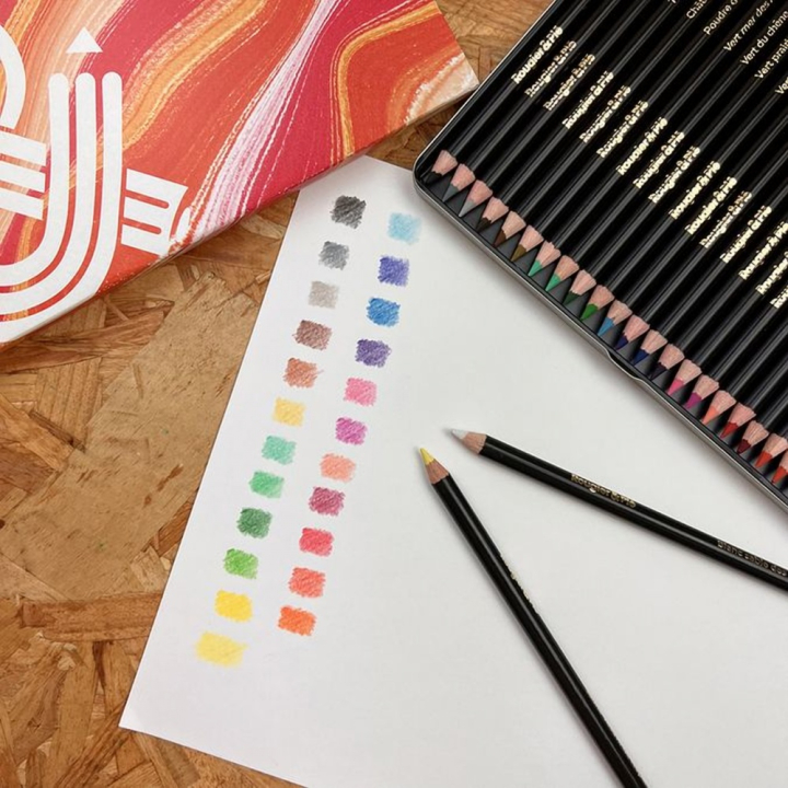Crayons de couleur Permanents Artiste Boîte de 24 - Rougier&Plé - Rougier et Plé