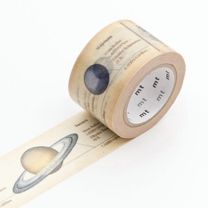 Masking Tape 7 m x 30 mm Encyclopédie Système Solaire - Masking Tape mt - Rougier et Plé