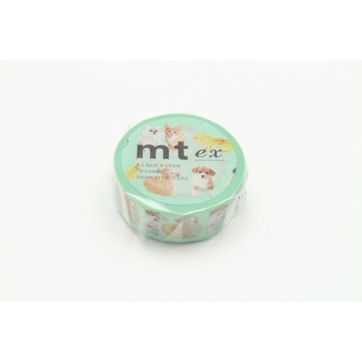 Masking Tape 7 m x 18 mm Bébés Animaux - Masking Tape mt - Rougier et Plé