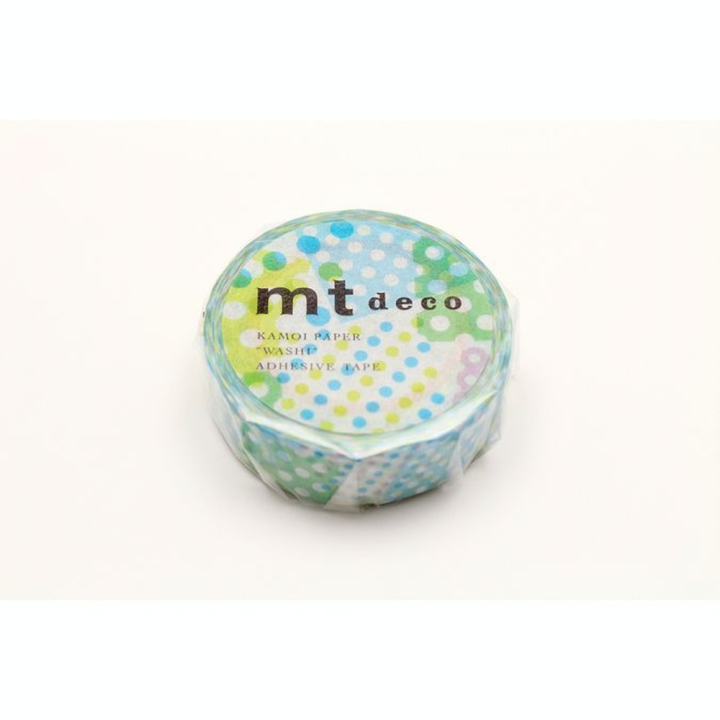 Masking Tape 7 m x 15 mm Collage Pois Bleu - Masking Tape mt - Rougier et Plé