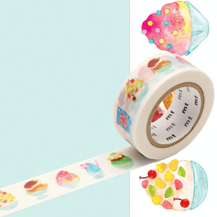 Masking Tape 7 m x 18 mm Glace pilée - Masking Tape mt - Rougier et Plé