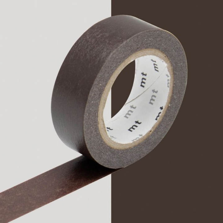 Masking Tape 7 m x 15 mm Marron Cocoa - Masking Tape mt - Rougier et Plé