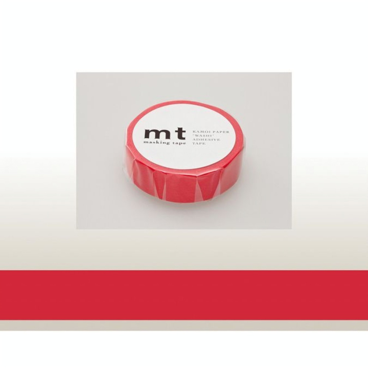 Masking Tape 7 m x 15 mm Uni Rouge - Masking Tape mt - Rougier et Plé
