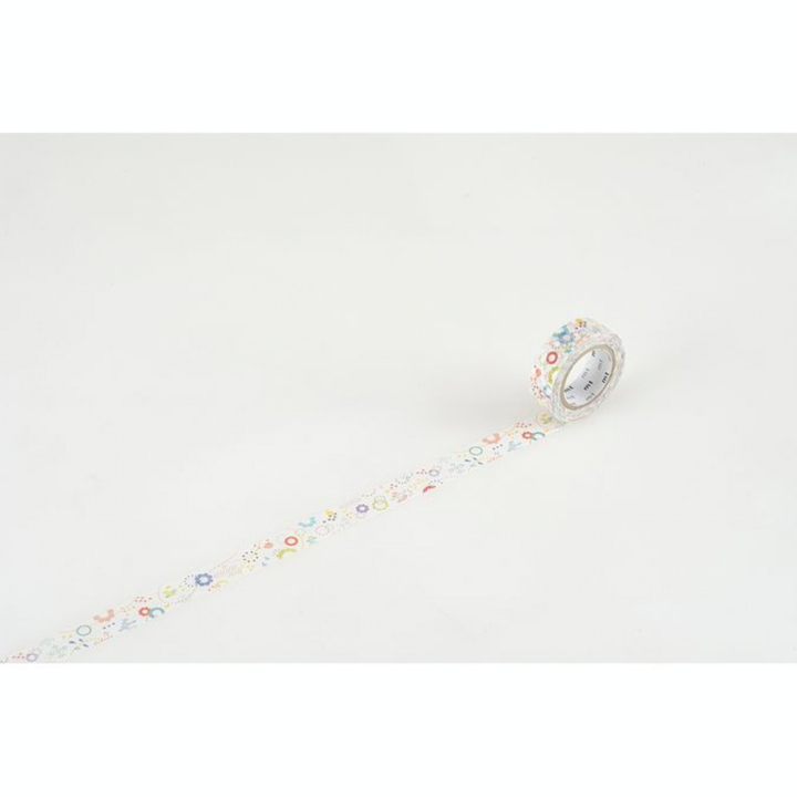 Masking Tape 7 m x 15 mm Colorful Pop - Masking Tape mt - Rougier et Plé