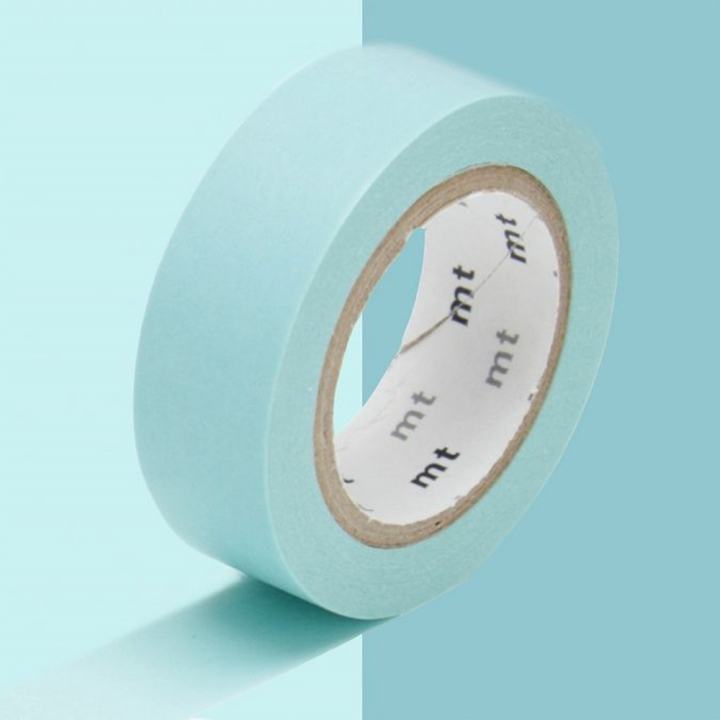 Masking Tape 7 m x 15 mm Baby Blue - Masking Tape mt - Rougier et Plé