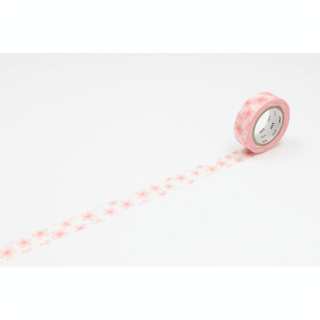 Masking Tape 7 m x 15 mm Fleurs de cerisier Sakura - Masking Tape mt - Rougier et Plé