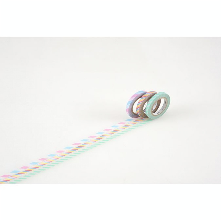 Masking Tape Slim 7 m x 6 mm Twist Cord A 3 pcs - Masking Tape mt - Rougier et Plé