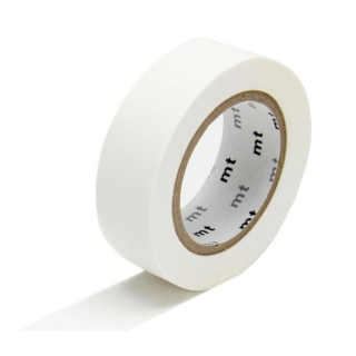 Masking Tape 7 m x 15 mm Uni Blanc Mat - Masking Tape mt - Rougier et Plé