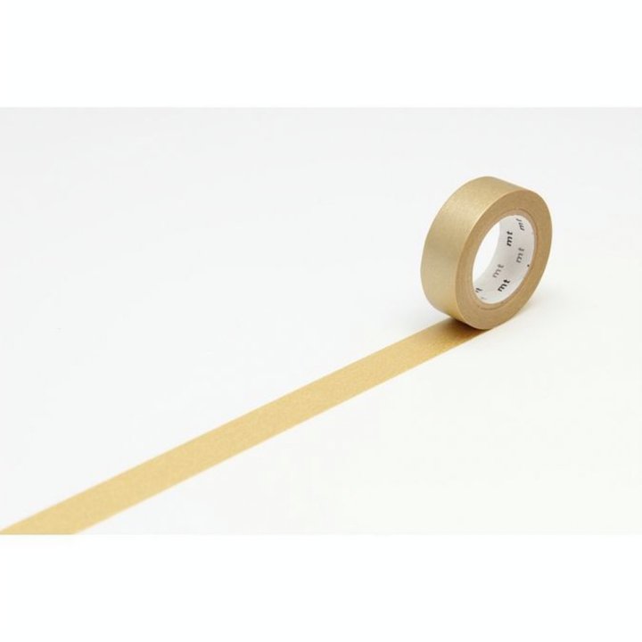 Masking Tape 7 m x 15 mm Uni Or - Masking Tape mt - Rougier et Plé