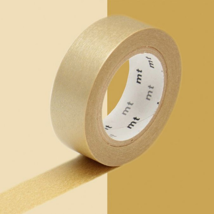 Masking Tape 7 m x 15 mm Uni Or - Masking Tape mt - Rougier et Plé