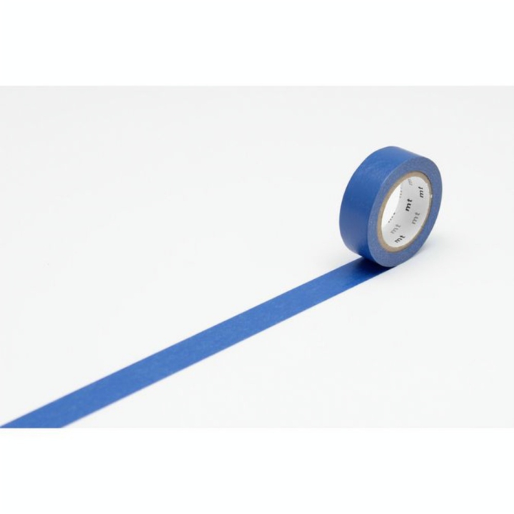 Masking Tape 7 m x 15 mm Bleu nuit Ruri - Masking Tape mt - Rougier et Plé