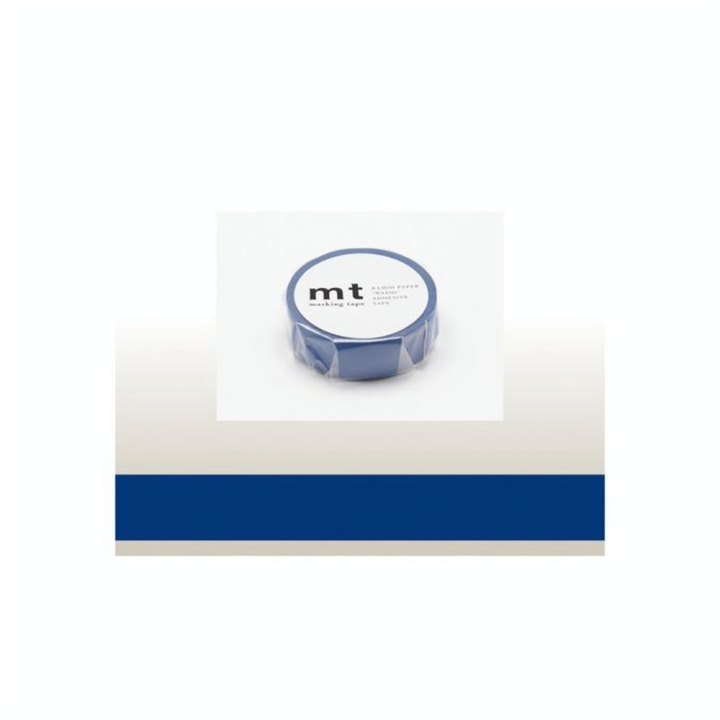 Masking Tape 7 m x 15 mm Bleu nuit Ruri - Masking Tape mt - Rougier et Plé