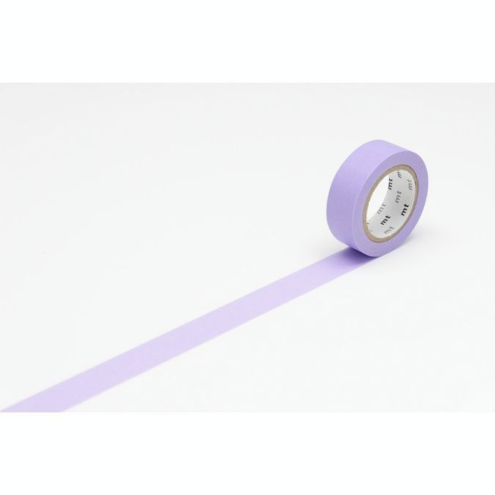 Masking Tape 7 m x 15 mm Uni Lavande - Masking Tape mt - Rougier et Plé