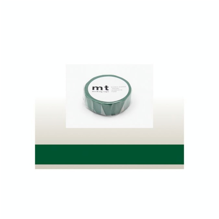 Masking Tape 7 m x 15 mm Uni Vert Paon - Masking Tape mt - Rougier et Plé