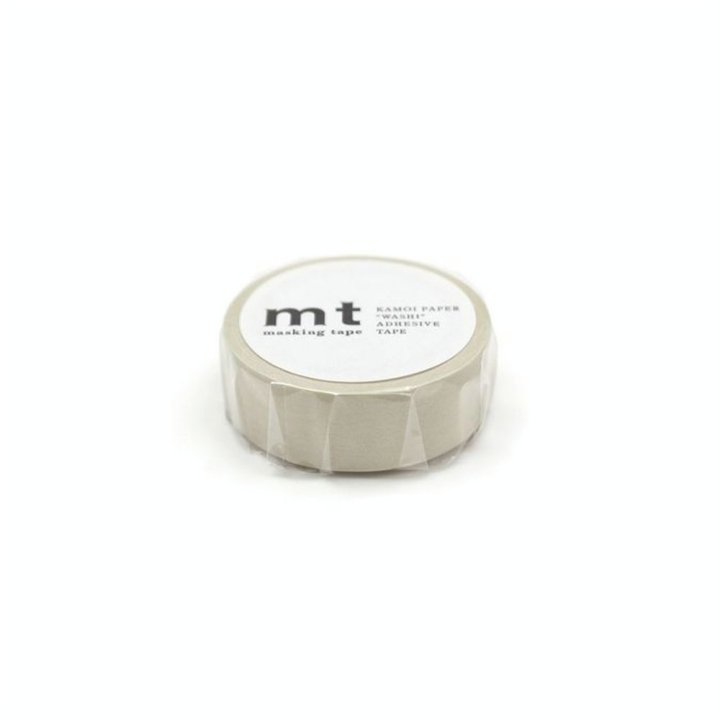 Masking Tape 7 m x 15 mm Uni Pastel Écru - Masking Tape mt - Rougier et Plé