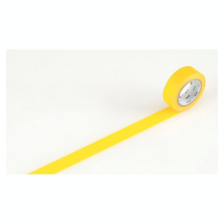 Masking Tape 7 m x 15 mm Uni Jaune - Masking Tape mt - Rougier et Plé