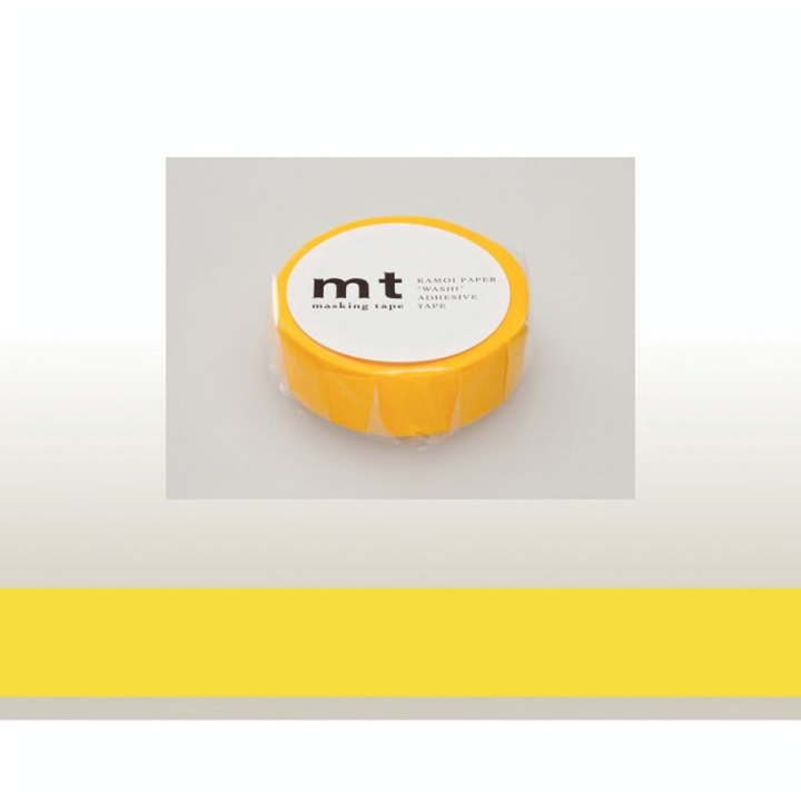 Masking Tape 7 m x 15 mm Uni Jaune - Masking Tape mt - Rougier et Plé