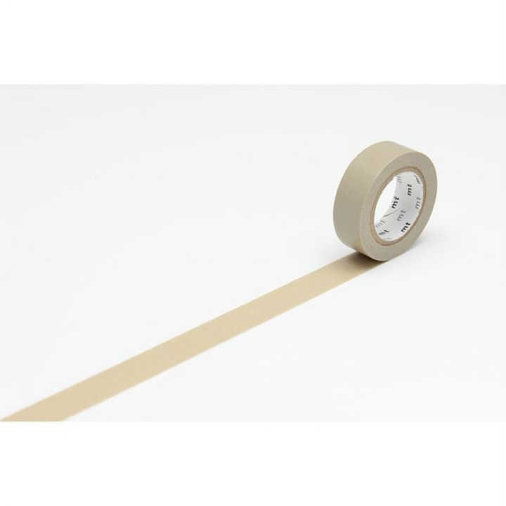 Masking Tape 7 m x 15 mm Uni Beige - Masking Tape mt - Rougier et Plé