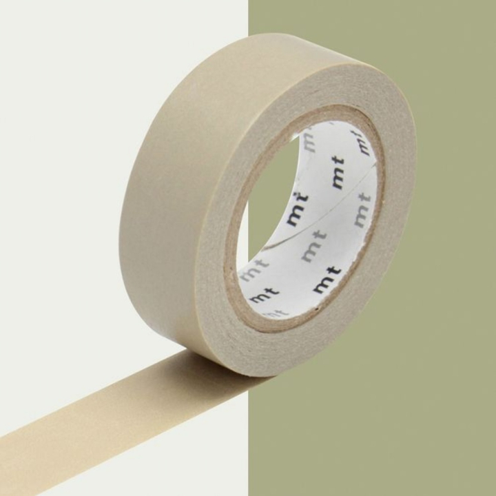 Masking Tape 7 m x 15 mm Uni Beige - Masking Tape mt - Rougier et Plé