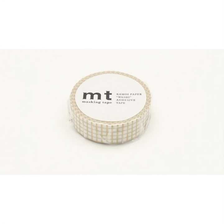 Masking Tape 7 m x 15 mm Quadrillé Or - Masking Tape mt - Rougier et Plé
